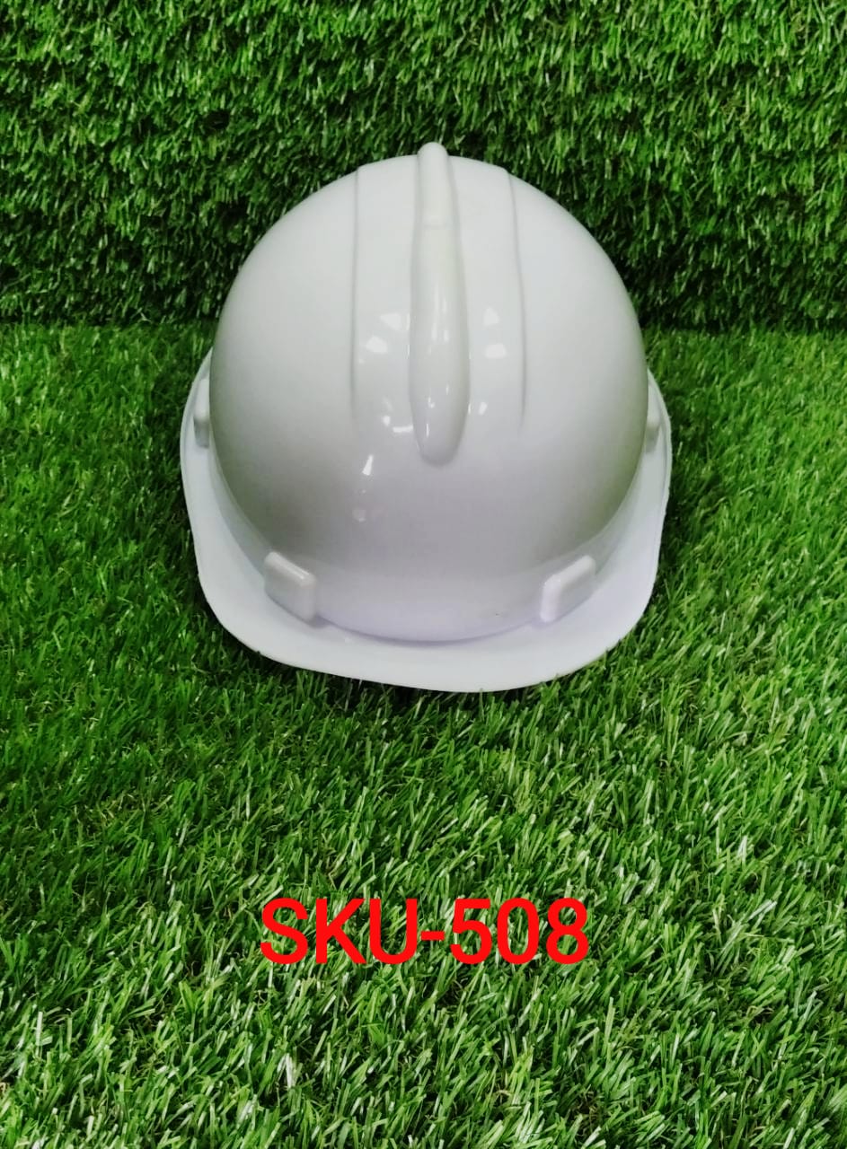 Safety helmet with a focus on its anti-smashing features and sturdy build for construction use Safety helmet with a focus on its anti-smashing features and sturdy build for construction use